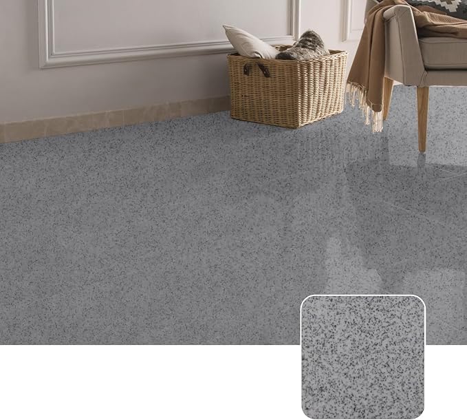 Epoxy Colored Sand Floor Paint, High-Gloss Self-Leveling 35oz, ashy | - Image 7