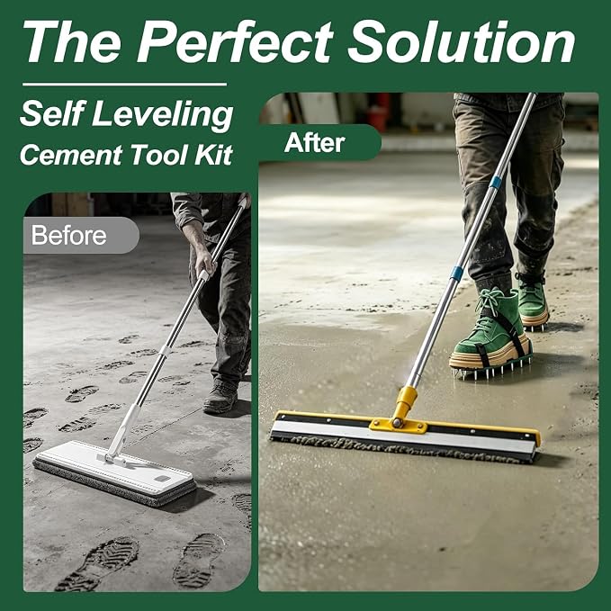 Complete Self Leveling Cement Tool Kit，Floor Leveling Tools - Image 3