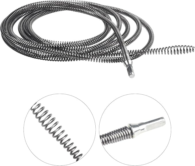 Flexible Spring Pipe Dredging Tool 5M Electric Drill Drain Cleaner - Image 8