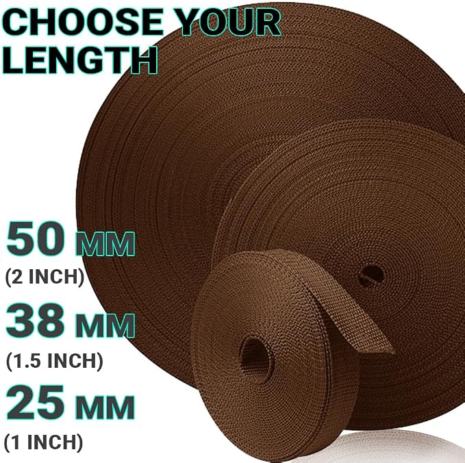 Webbing Strap, 3/4" to 2", 10-50 Yds, EDC gear, backpack repair and pet dog - Image 9
