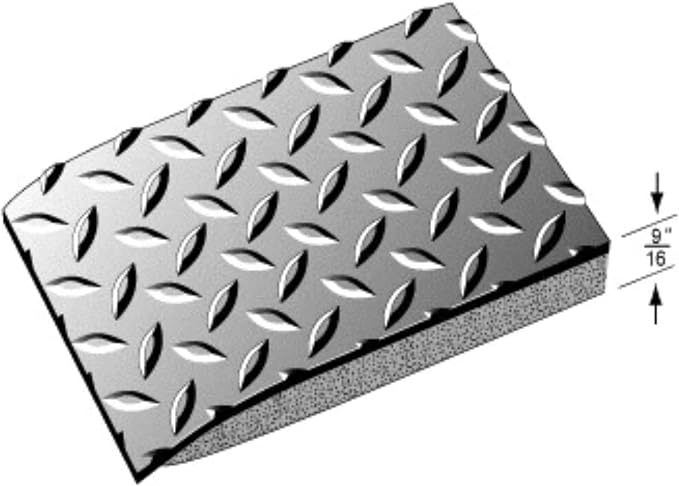 American Classic Diamond Plate Anti-Fatigue Gray Mat, Industrial Ergonomic - Image 4