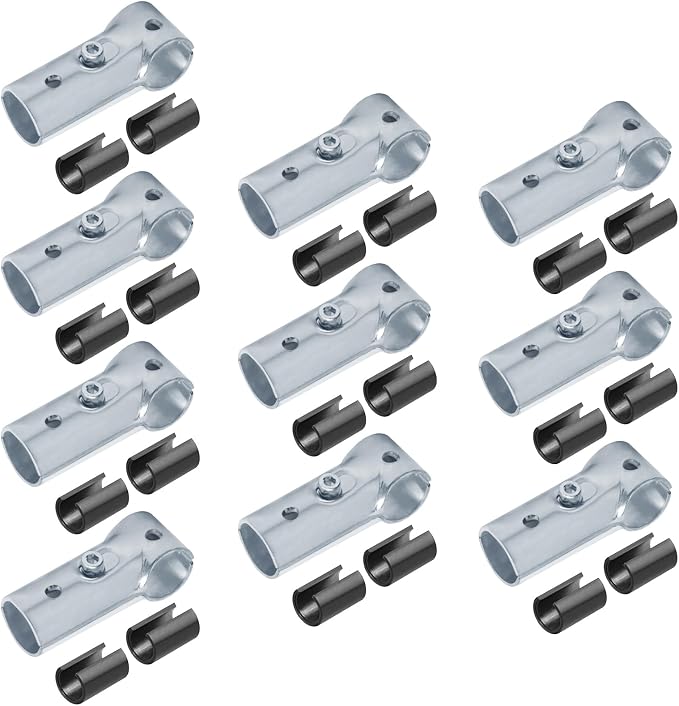 10 Sets T Pipe Connectors Tee Clamps, Fits 3/4" EMT Conduit Directly | Adapter - Image 5