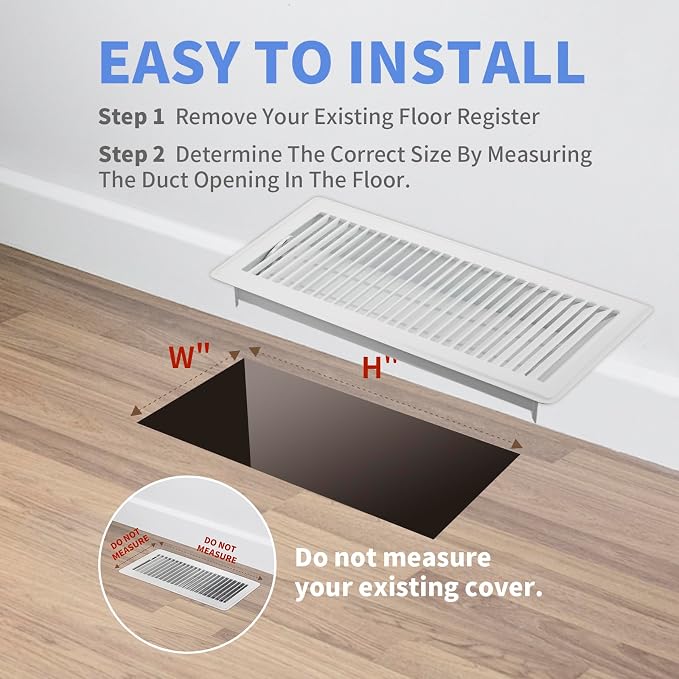 Howeall 6x14 Inch Floor Register 2 Pack - Image 6