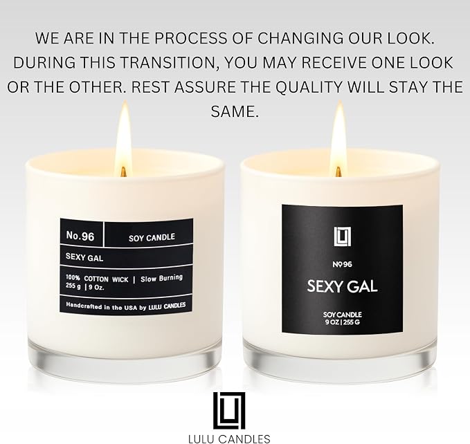 Lulu Candles | Sexy Gal | Luxury Scented Soy Jar Candle | Hand Poured in The - Image 3