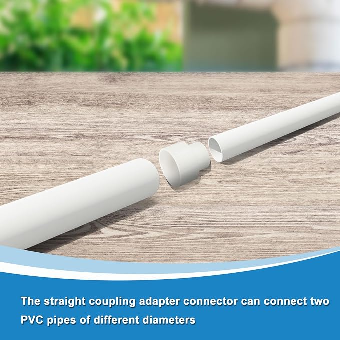 uxcell 2 Pcs UPVC Reducer Pipe Fitting - Image 5