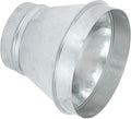 PATIKIL 9 Inch to 6 Inch Duct Reducer, Galvanized Steel Round Air Duct Reducer by PATIKIL