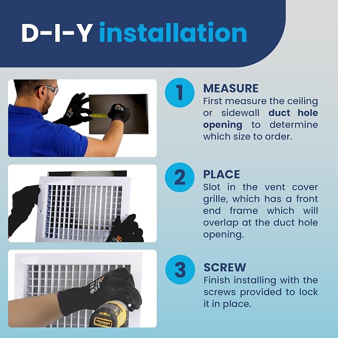 12 x 12 Duct Hole Adjustable Vent Cover - Image 5