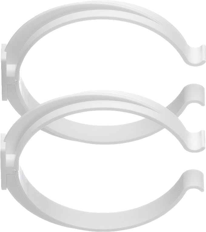 5 Inch Plastic Pipe Clamp Holder Brackets 2 Pack – Wall and Ceiling Mount Air - Image 4