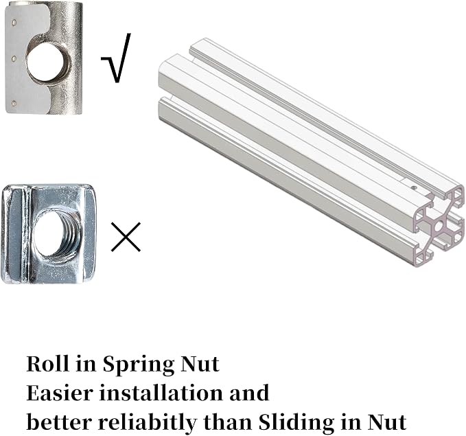 BELLA BAYS 4Sets 4040 Aluminum Extrusion Connector Heavy Corner Bracket Strong - Image 4
