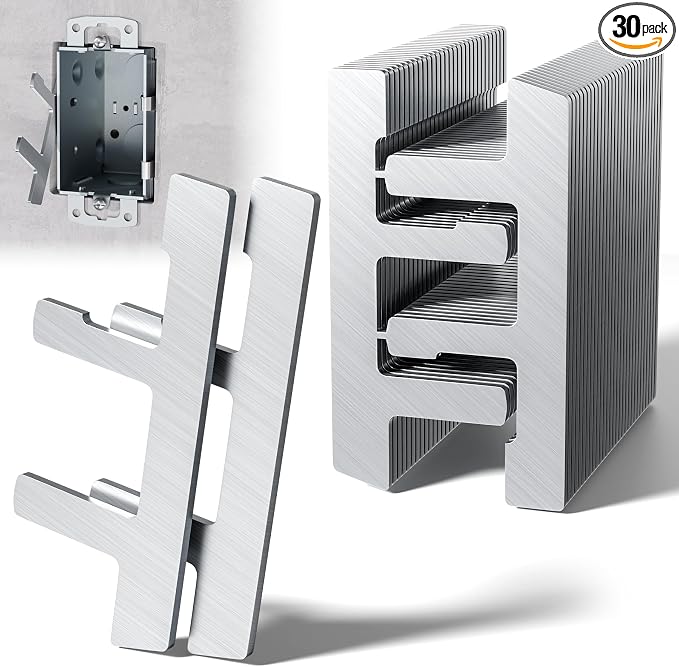 30 PCS Switch Box Straps, Electrical Box F Clips Support | Strap on Electrical by Dabolang