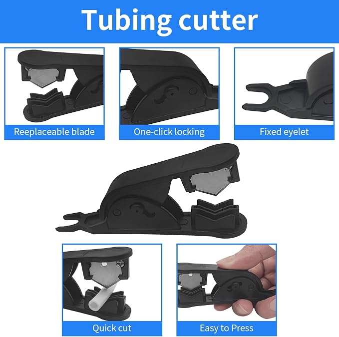 Water Tube Fittings Kit, 1/4" OD Quick Connect Push to Connect Fittings - Image 7