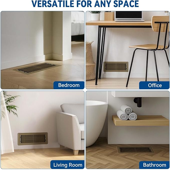 4" x 12" Floor Register Vent Covers 10-Pack - Image 6