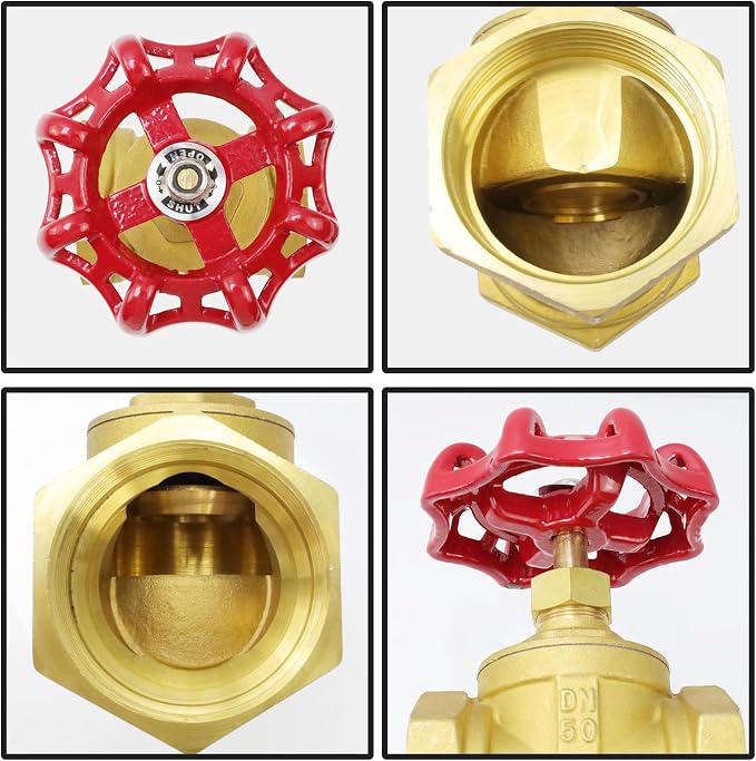 1Pcs Brass industrial Gate Valve DN25 1" Female - Image 8
