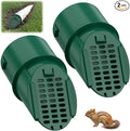 2 Pack 4" Slope Drainage Grate Cover, Rain Diverter, Drainage Grate Yard Drain by Lebenwell