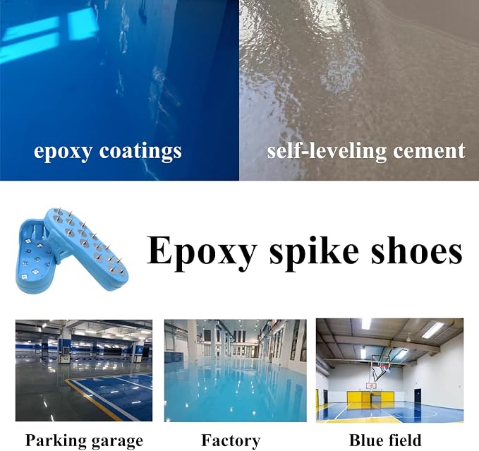 Epoxy Spiked Shoes for Epoxy Floor Coatings, Slip-On Anti-Slip Footwear Safe - Image 3