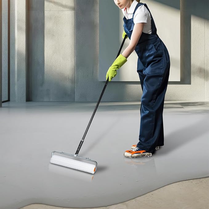 18 Inch 13/20/31mm Self Leveling Concrete Spiked Roller - Image 5