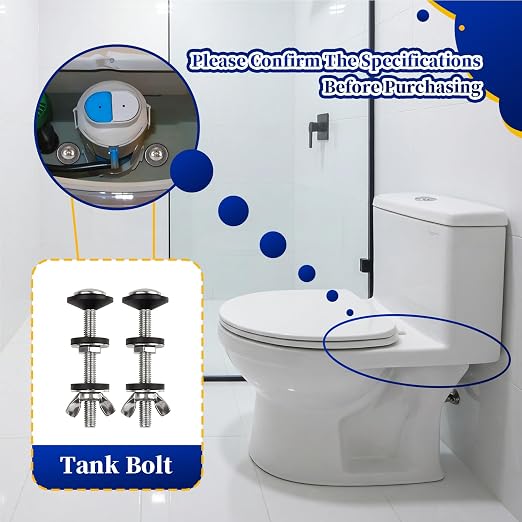 Universal Toilet Tank to Bowl Bolts Kit, M8 Size - Image 5