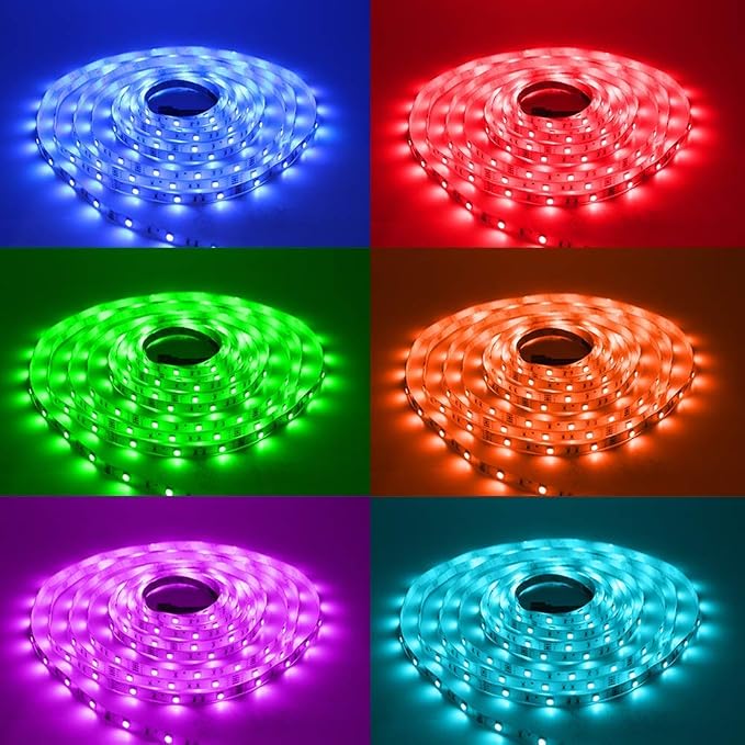 DAYBETTER Led Strip Lights 16.4ft W/ Remote Controller and Power Supply - Image 2