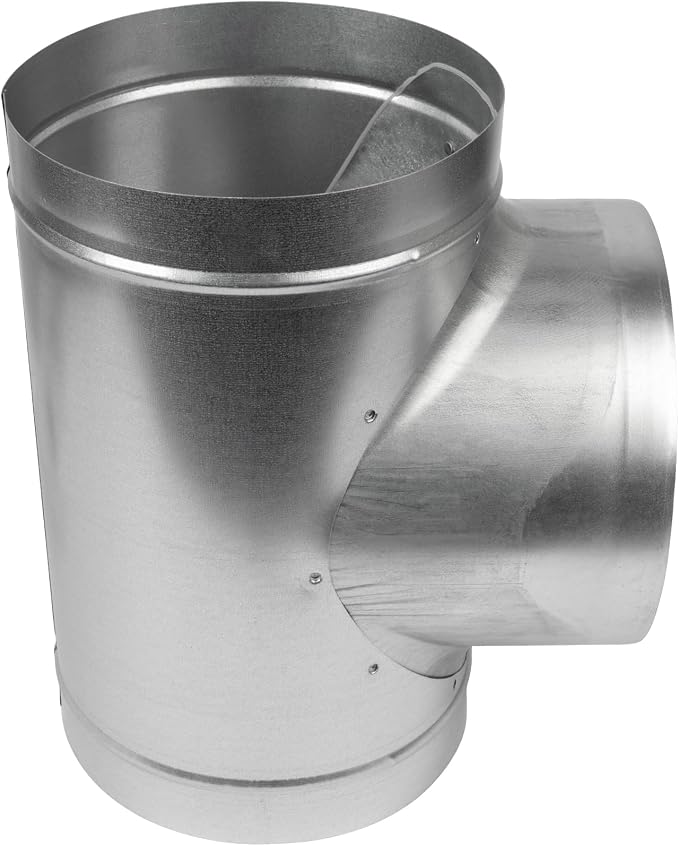 8" Inch T-Shape Ducting Splitter - Image 2