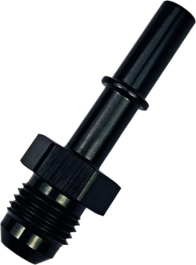8AN Male to 3/8 SAE Quick Disconnect Male Push-On EFI Fitting Fuel Rail Hose - Image 2