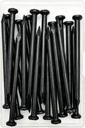 18Pcs 2-3/4 Inch Black Concrete Nails, Hardened Masonry Nails by ELOOGAA