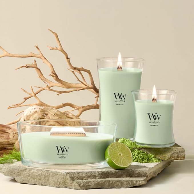 Woodwick Matcha Zest Ellipse Candle - Image 8