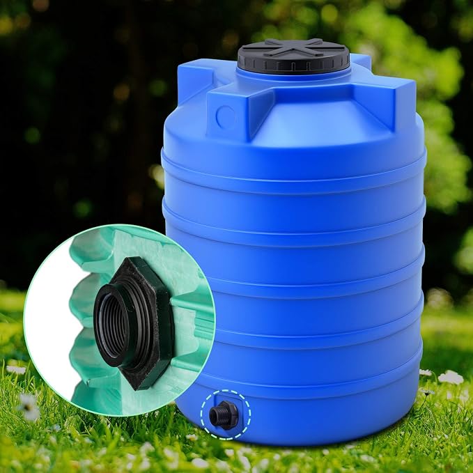 Outus 2 Pieces 3/4 Inch PVC Bulkhead Fitting, Rain Barrel Tank Adapter | - Image 5