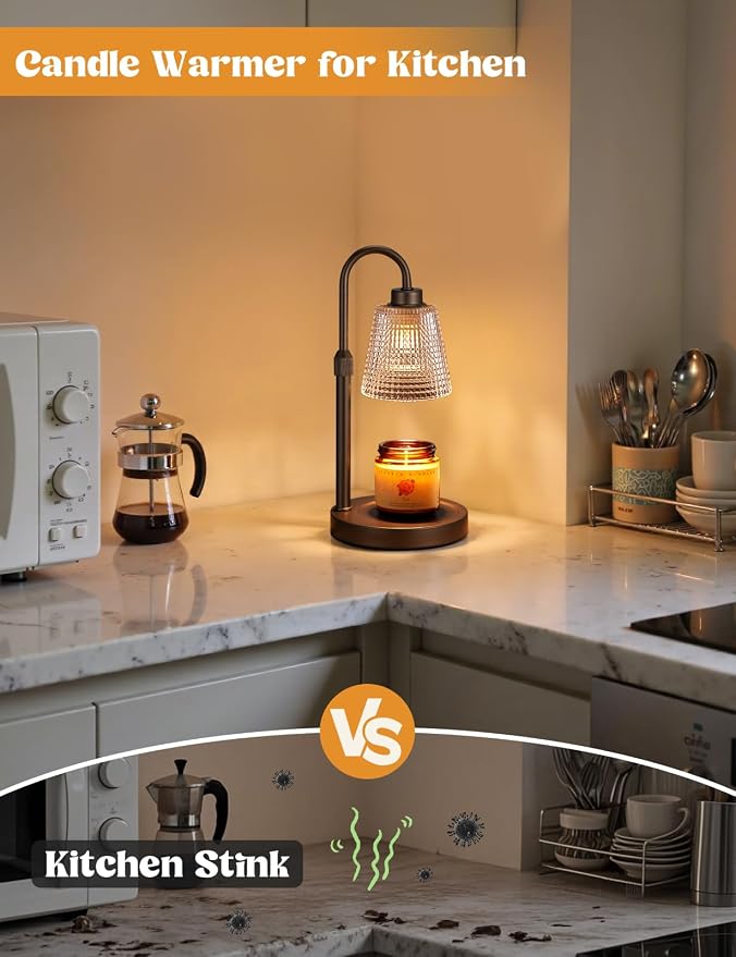 Innqoo Brown Candle Warmer Lamp - Image 4