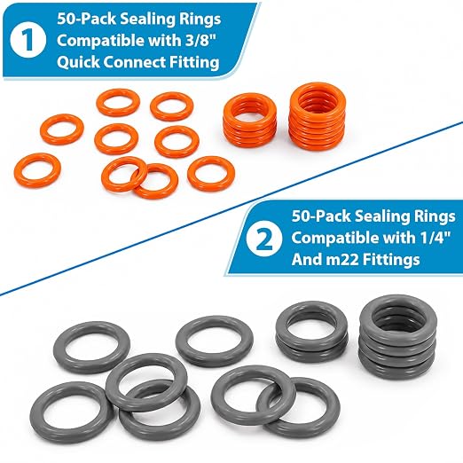ZDBB 100 Pcs Pressure Washer O Rings, - Image 6