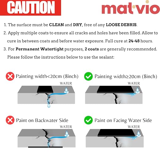 Crystal Clear Waterproof Sealant, 1 Quart | Transparent Liquid Rubber Coating | - Image 7