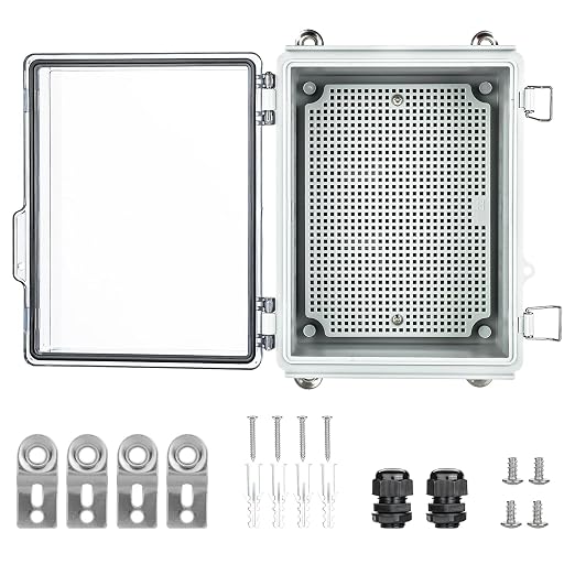 Junction Box Outdoor Electrical Box IP67 Waterproof ABS Project Enclosure | by IGEYAPA