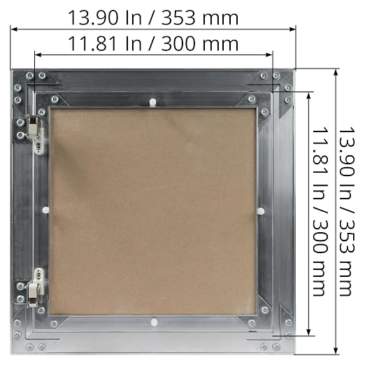 12" x 12" Waterproof Drywall Access Panel, Tileable and Paintable Ceiling and - Image 6