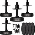 M8 Heavy Duty Leveling Feet 4Pk, Raise 0.8" to 2.25" | Adjustable furniture by Unknown