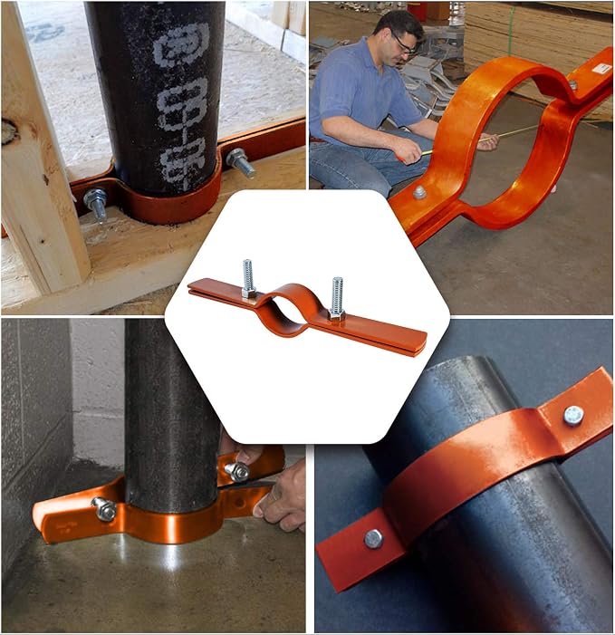 Highcraft DMST-FD01-10 Riser Clamp Vertical Pipe Hanger, - Image 4