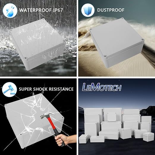 Junction Box IP67 Waterproof Dustproof ABS Plastic Project Box - Image 8