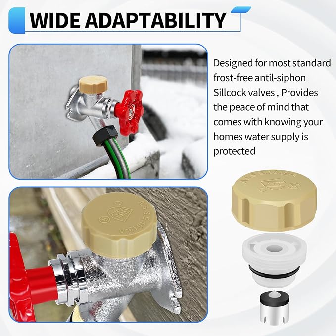 Outdoor Faucet Repair Kit, ASSE 1019-A Vacuum Breaker Outside Faucet Repair Kit - Image 7