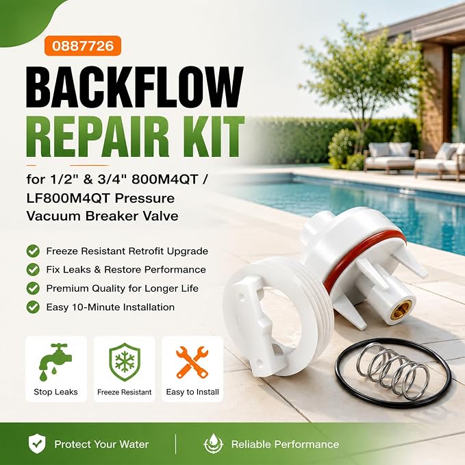 for Watts 1/2" & 3/4" 800M4QT LF800M4QT Backflow Repair Kit | 0887726 Freeze - Image 2