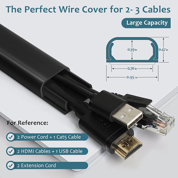 Cable Hider Raceway Kit, Wire Hiders - Image 2