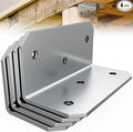4"x2" Steel L Brackets, Corner Braces by Unknown