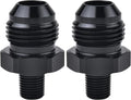 EVIL ENERGY 8AN Male Flare to 1/8" NPT Pipe Fitting Adapter Aluminum Straight by EVILENERGY