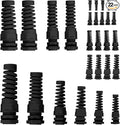 Swpeet 22Pcs 6 Sizes 3mm-18mm Waterproof Cable Gland Conduit Fittings by Swpeet