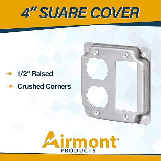 2-Gang Rocker and Duplex Electrical Box Cover - Image 2
