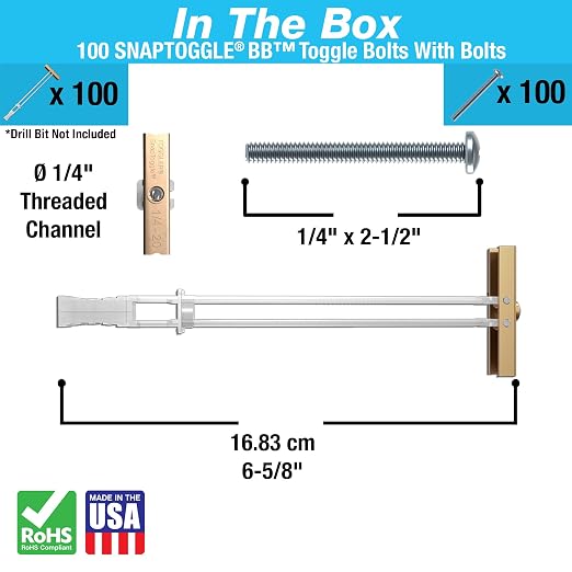 TOGGLER SNAPTOGGLE Drywall Anchor - Image 2