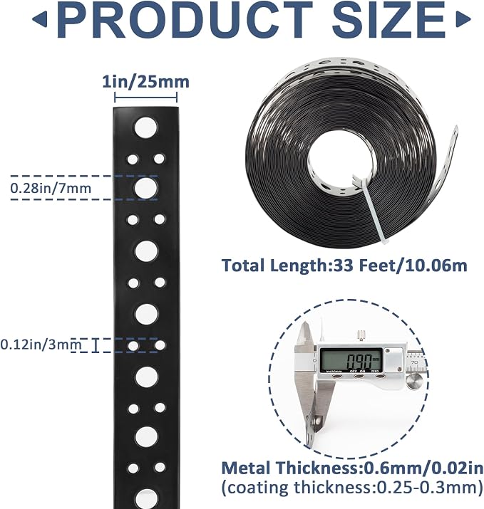 Metal Strap 1-Inch x 33FT 0.6mm Thickness - Image 2