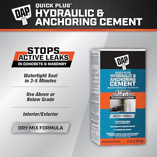 DAP Quick Plug Hydraulic Cement - Image 2