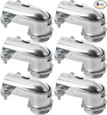 6 PCS 90° Squeeze Connectors for 3/4 Inch Flexible Metallic Conduit | Zinc die by AIRTAK