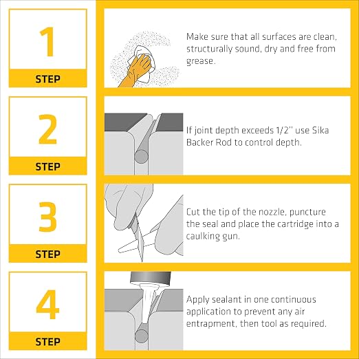 Sikaflex Mortar Fix, Polyurethane sealant - Image 5