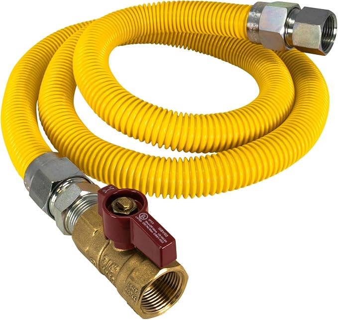 1" OD x 60" x 3/4"MIP x 3/4"FIP Flexible Gas Connector - Image 3