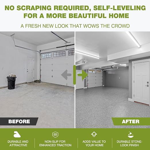 Epoxy Colored Sand Floor Paint, Epoxy Floor Paint High Gloss Marble Effect - Image 4