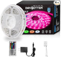 DAYBETTER Led Strip Lights 16.4ft W/ Remote Controller and Power Supply by DAYBETTER
